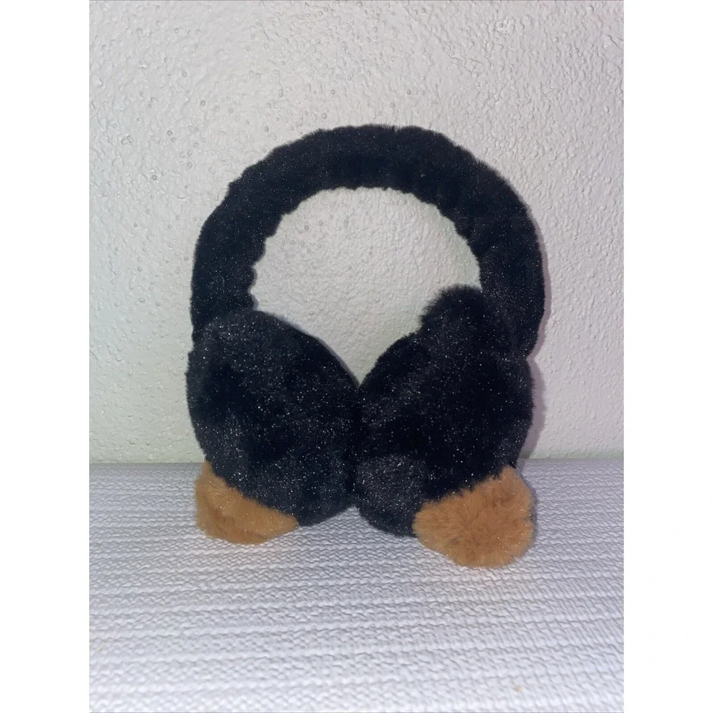 BLACK BEAR EAR MUFFS